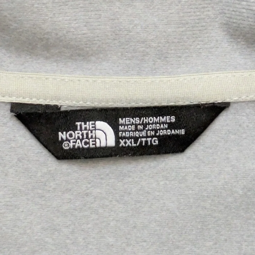 The North‎ Face Men's Gray 1/4 Zip Performance Pullover XXL Embroidered Logo